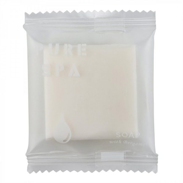 PURE SPA Collection ορθογώνιο σαπούνι μασάζ 15g σε σακουλάκι