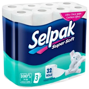 Selpak 32x115gr 3Φύλλο Χαρτί Υγείας Super Soft